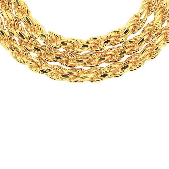 STERLING SILVER 4MM SOLID ROPE CHAIN - Johnny Dang & Co