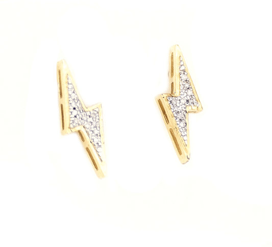 0.05CT Lightning Bolt Earring - Johnny Dang & Co