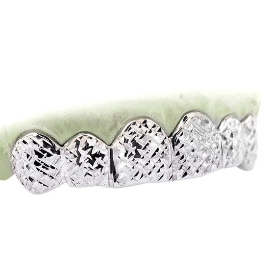 JDTK-6093- Custom 6 Teeth High Polish Diamond Cut Grill - Johnny Dang & Co