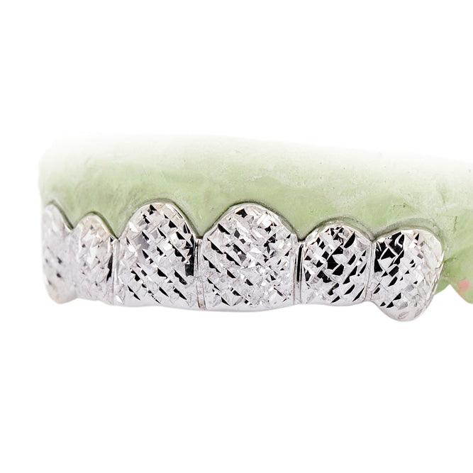 JDTK-6093- Custom 6 Teeth High Polish Diamond Cut Grill - Johnny Dang & Co