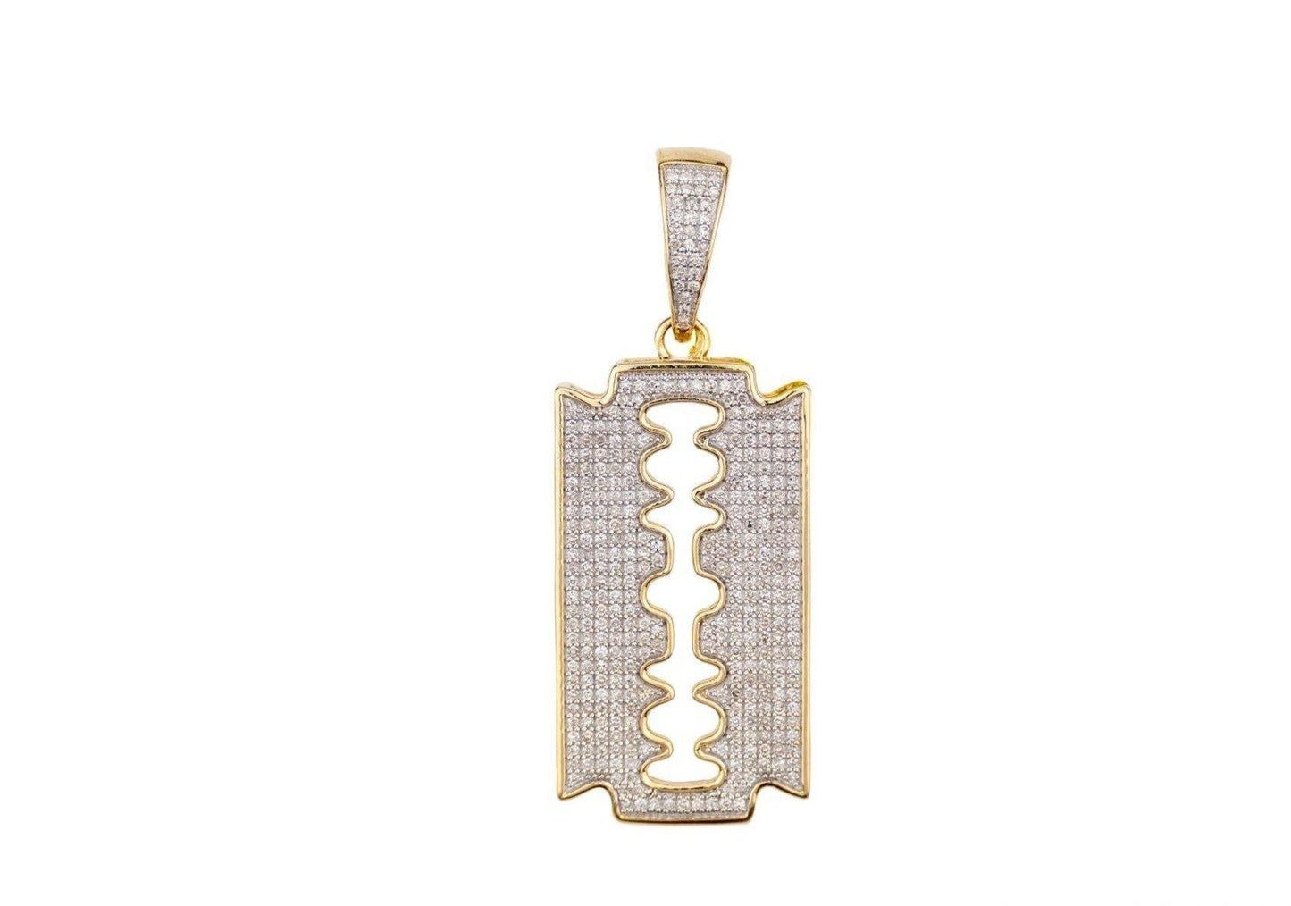 Razor 3D Diamond Pendant - Johnny Dang & Co