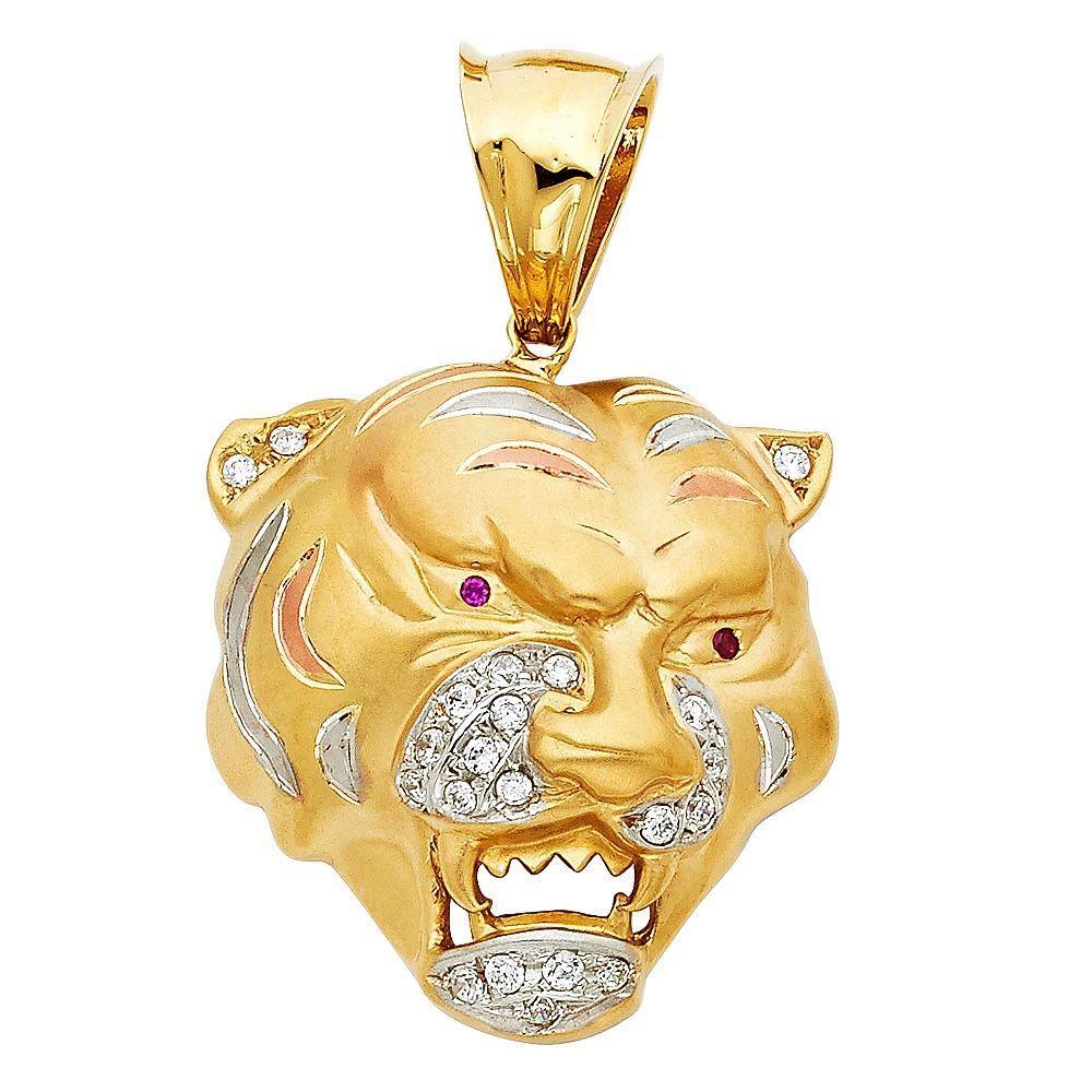 Jaguar Face Pendant - Johnny Dang & Co