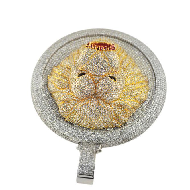 DIAMOND CUSTOM LION HEAD PENDANT - Johnny Dang & Co
