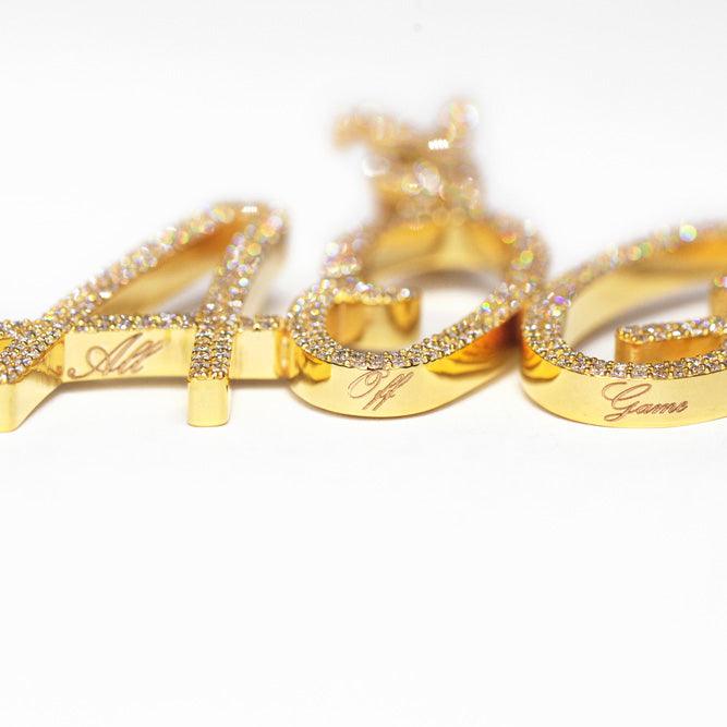 CUSTOM DIAMOND AOG PENDANT - Johnny Dang & Co