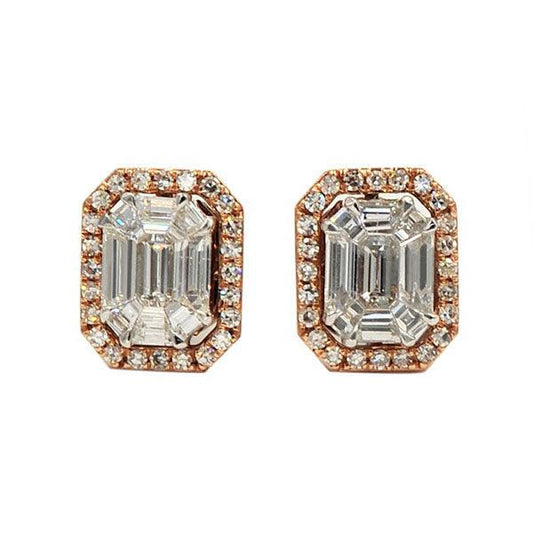VDER96i - Diamond Emerald Earrings - Johnny Dang & Co