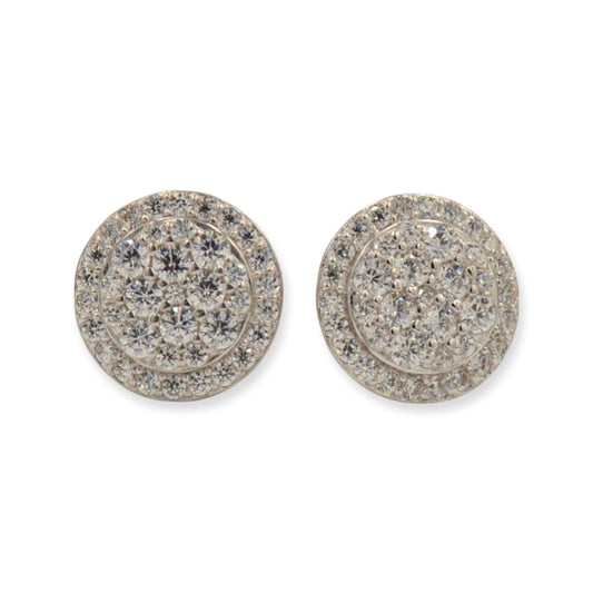 CZ SILVER EARRINGS - Johnny Dang & Co