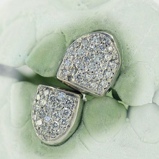 JDTK-C-109 HAND PRONG SET DIAMOND CANINE TEETH - Johnny Dang & Co