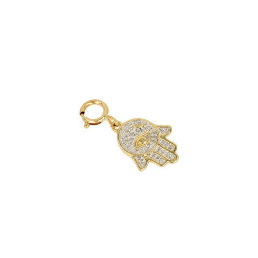 10k Yellow Gold and Diamond '' Charm - 10032 - Johnny Dang & Co