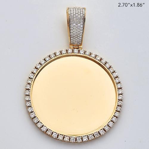 3.75CTW DIAMOND ROUND MEMORY PENDANT - Johnny Dang & Co