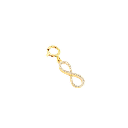 10k Yellow Gold and Diamond 'Infinity' Charm - 10051 - Johnny Dang & Co