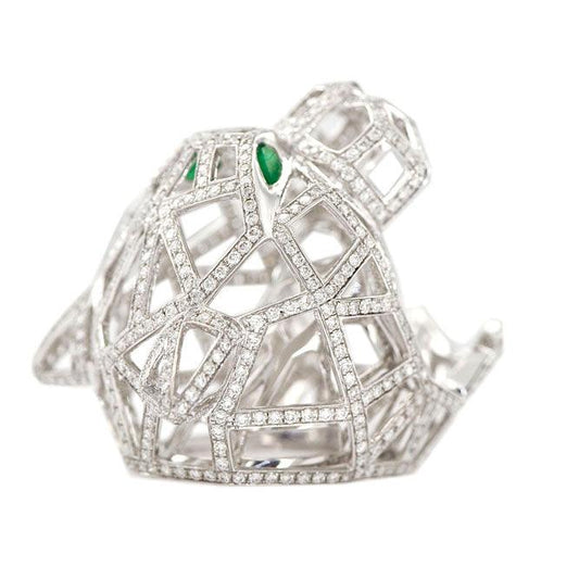 1JDR1206171 - DIAMOND PANTHER RING - Johnny Dang & Co