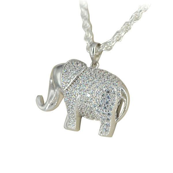 SILVER ELEPHANT PENDANT - Johnny Dang & Co