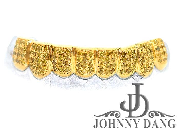 JDTK-GS2530052 Nelly and Hand Prong Set with Canary Yellow Diamond - Johnny Dang & Co