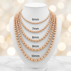 14KT Gold Diamond Cut Moon Chain