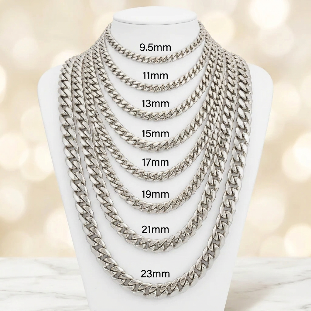 14KT Gold Hollow Miami Cuban Link Chains