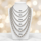 14K Gold Hollow Quint Rope Chains