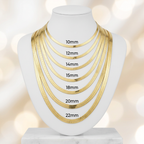 10KT Gold Herringbone Chains
