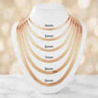 10KT Gold Herringbone Chains