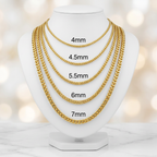 14KT Gold Hollow Franco Chains