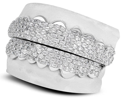 JDTK-G4070-Emerald Prong set Diamonds - Johnny Dang & Co