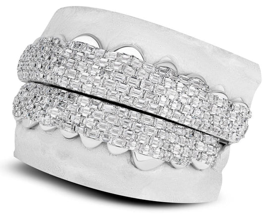 JDTK-G4070-Emerald Prong set Diamonds - Johnny Dang & Co