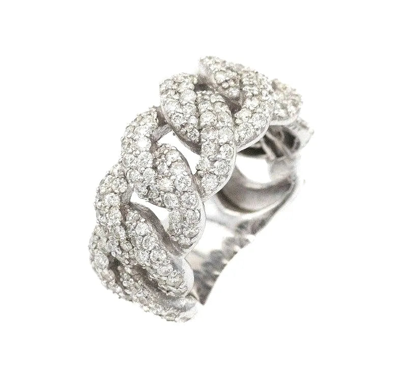 Diamond Cuban Link Ring