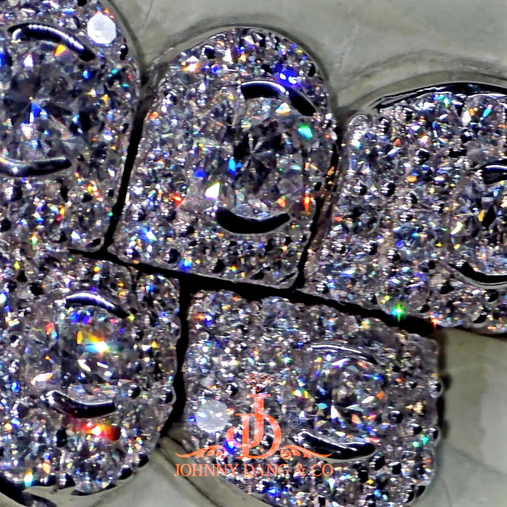 JDWR-2026-36 NO GIA "Honeymoon" Set Grillz White Gold (Perms)
