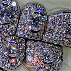 JDWR-2026-36 NO GIA "Honeymoon" Set Grillz White Gold (Perms)