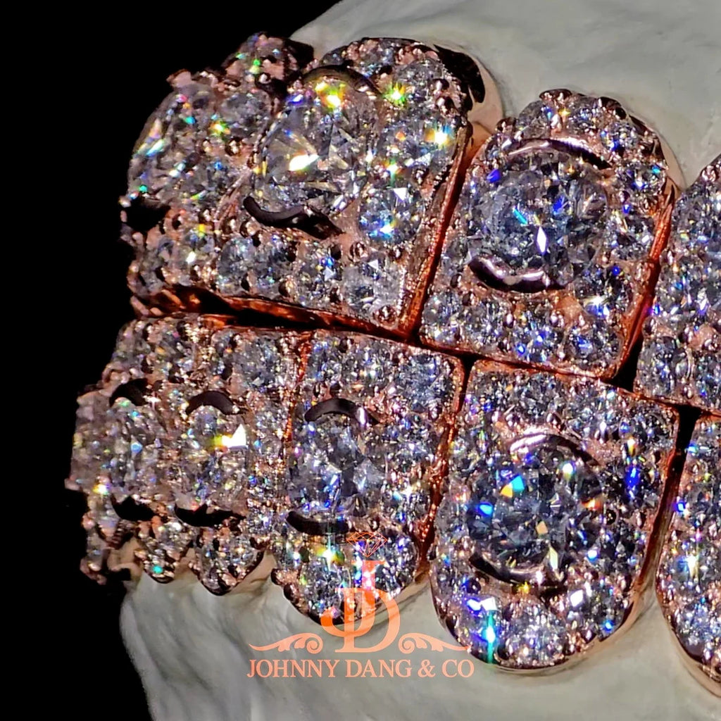 JDWR-2026-34 NO GIA "Honeymoon" Set Grillz Rose Gold (Perms)