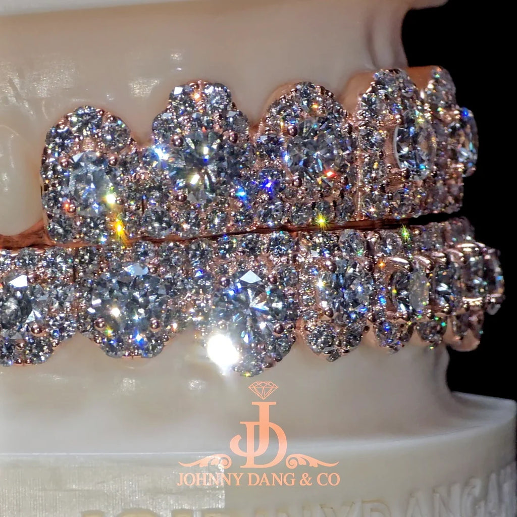 JDWR-2026-35 NO GIA "Honeymoon" Set Grillz Rose Gold (Pull Out)
