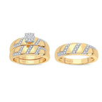 14K 0.33CT Diamond Trio Set - Johnny Dang & Co