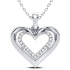 14K 0.10CT Diamond Pendant - Johnny Dang & Co