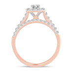 10K 1.00CT DIAMOND BRIDAL RING - Johnny Dang & Co