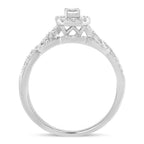 14K 0.60CT Diamond BRIDAL RING - Johnny Dang & Co