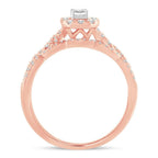14K 0.60CT DIAMOND BRIDAL RING - Johnny Dang & Co