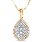 14K 0.25CT Diamond Pendant - Johnny Dang & Co
