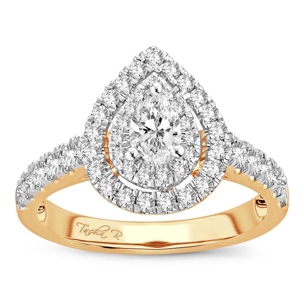 14K 1.00CT Engagement Ring - Johnny Dang & Co