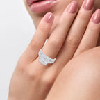 14K 0.62CT Diamond Bridal Ring - Johnny Dang & Co