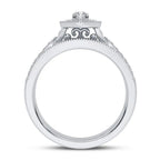 14K 0.50CT Diamond Bridal Ring - Johnny Dang & Co