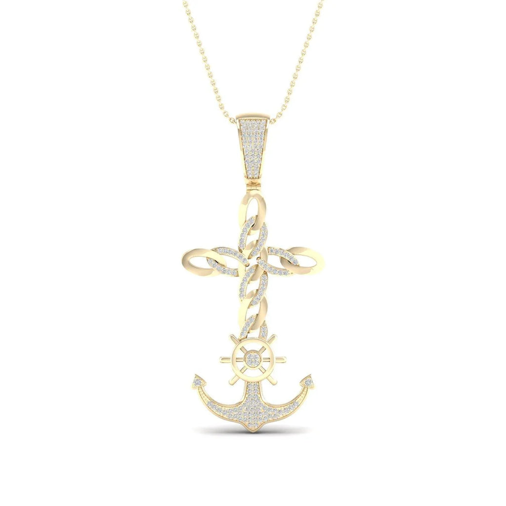 10K 0.40CT Diamond Pendant - Johnny Dang & Co
