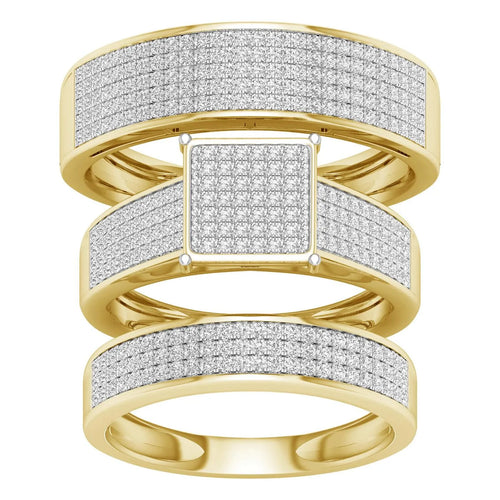 10K 1.00ct Diamond Trio Set - Johnny Dang & Co