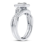 14K 0.50CT Diamond Bridal Ring - Johnny Dang & Co