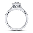 14K 0.50CT Diamond Bridal Ring - Johnny Dang & Co