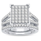 10K 1.00CT DIAMOND BRIDAL RING - Johnny Dang & Co