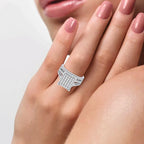 10K 1.00CT DIAMOND BRIDAL RING - Johnny Dang & Co