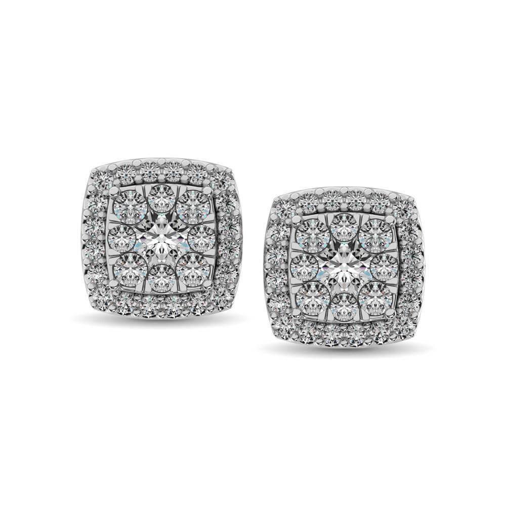 Diamond Stud earrings 1.6 Cttw in 14K Gold - Johnny Dang & Co