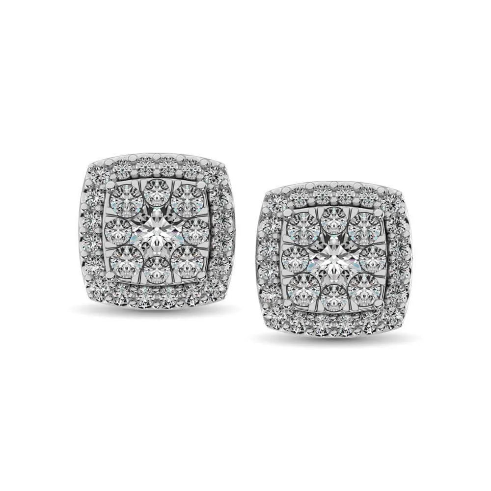 Diamond Stud earrings 1.6 Cttw in 14K Gold - Johnny Dang & Co