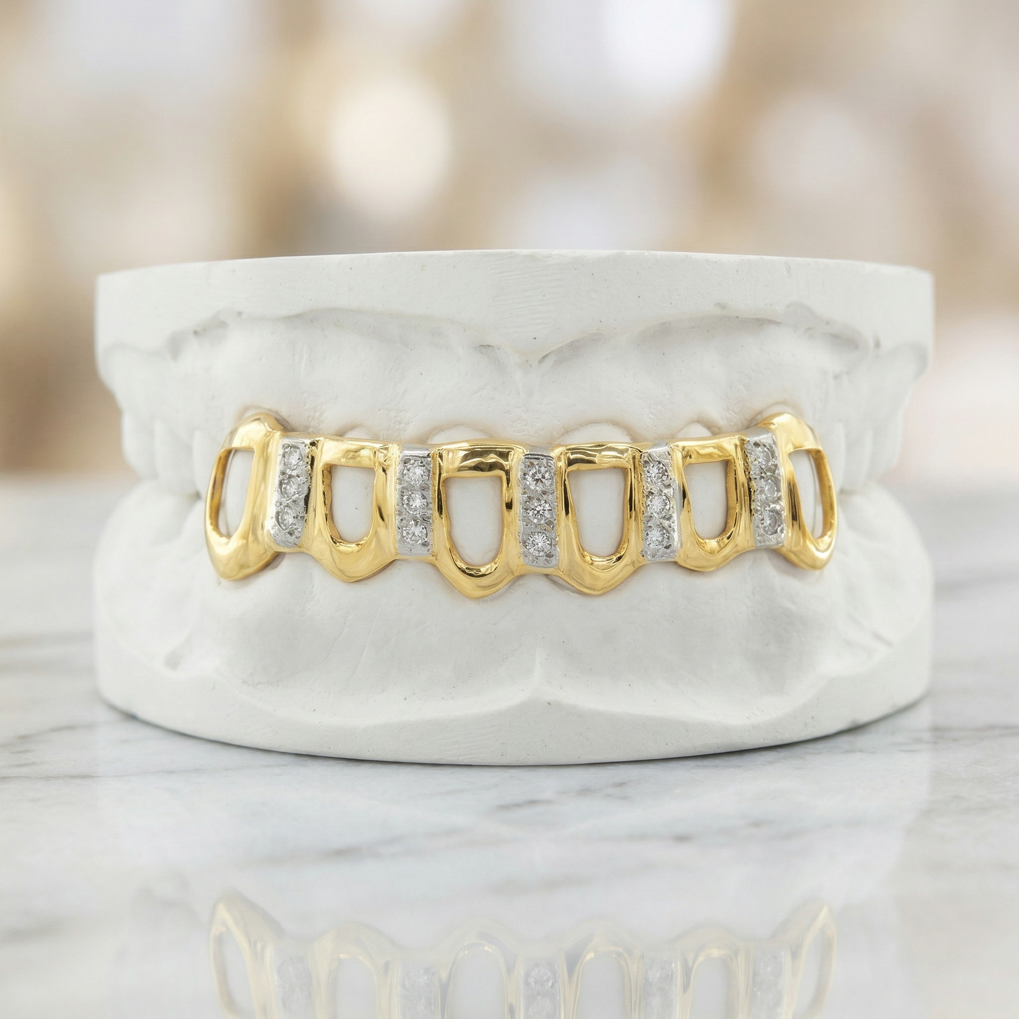 6 Piece Diamond Gap Filler Grill