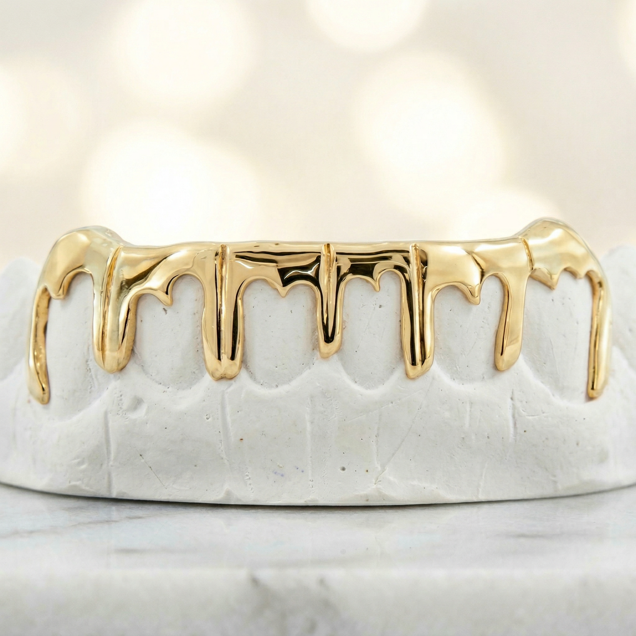 6 Piece Dripping Gold Grill - C101A
