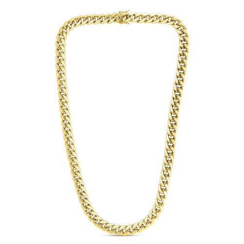 10K Gold 7.2mm Semi-Solid Classic Miami Cuban - Johnny Dang & Co